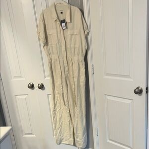 Universal Thread Beige Jumpsuit